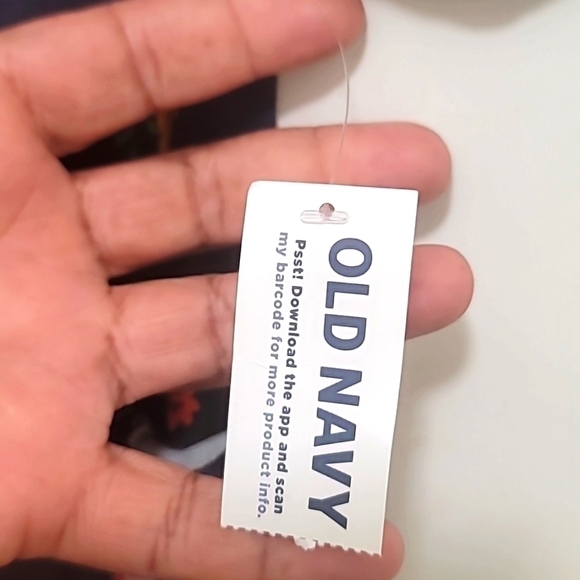 OLD NAVY KIDS BLUE FLOWERS PRINT DRESS SIZE LARGE - Picture 5 of 6